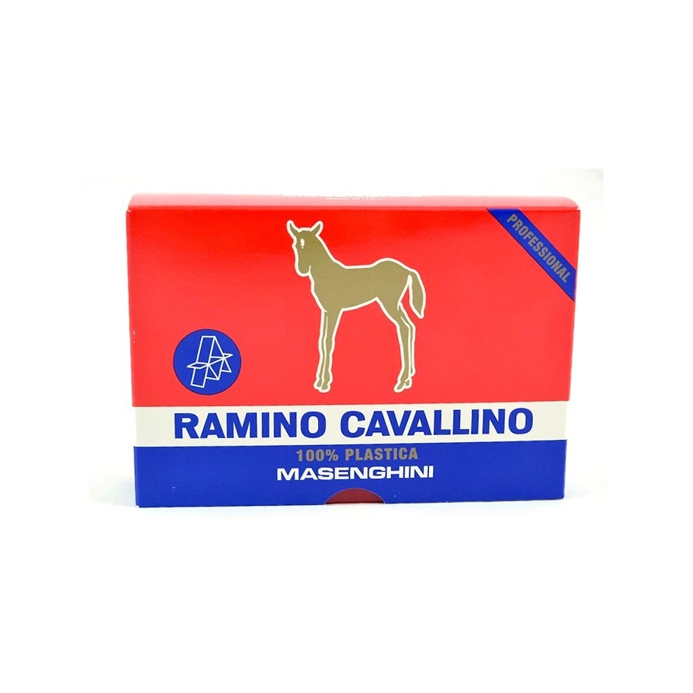 Carte da gioco Ramino Cavallino professional ORO 100 plastica