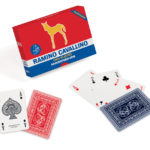 Carte da gioco Ramino Cavallino professional ORO 100% plastica
