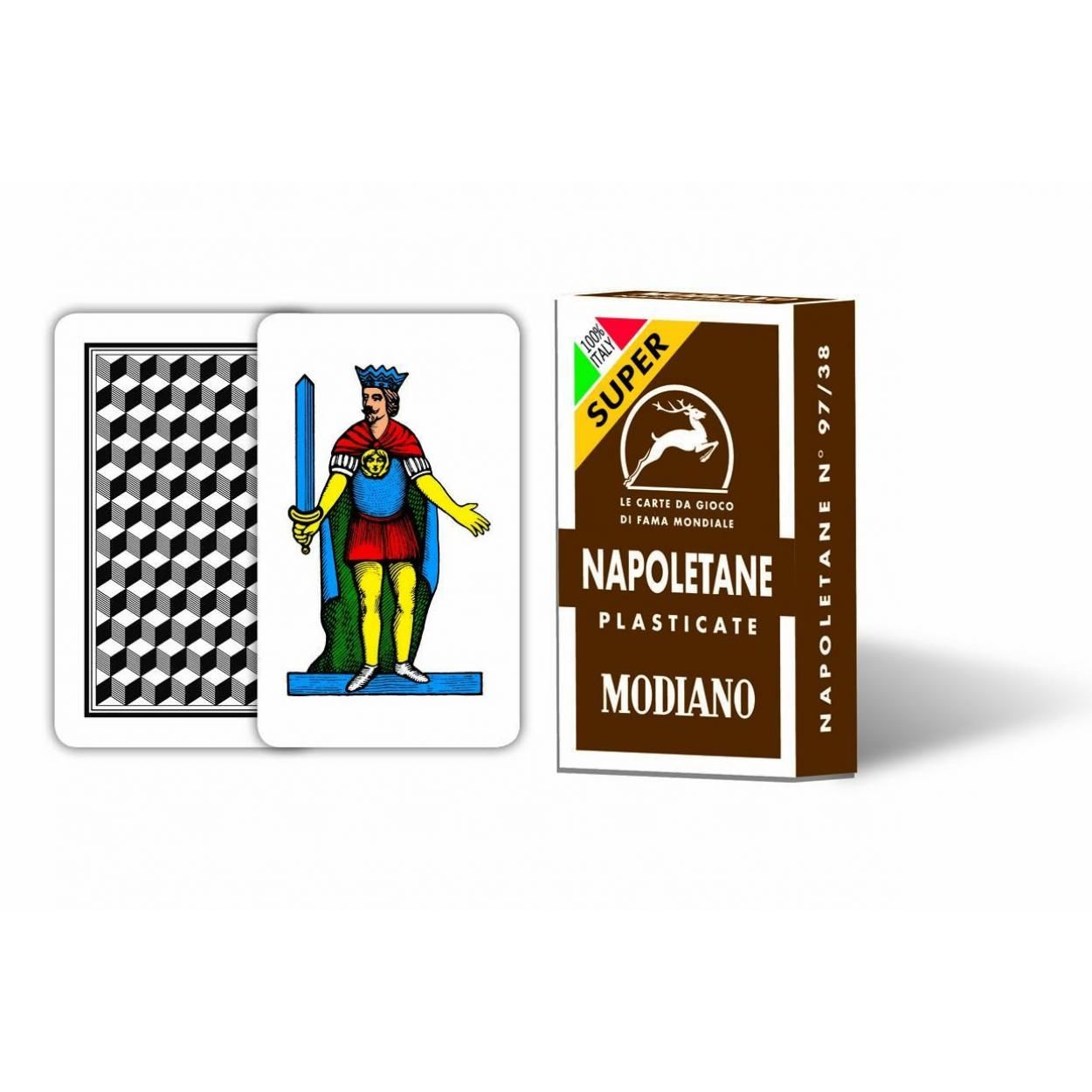 MODIANO CARDS Scopa Spielkarten Briscola Scopakart CARTE NAPOLETANE 150° ANNIV 