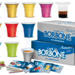 Caffè Borbone Servierset - 150 Espressobecher Zucker Rührstäbe - Accessori - KIT