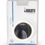 Bialetti Ersatz SILIKON Dichtung (1x) und Sieb (1x) für Edelstahl Espressokocher - 10 Tassen (Venus, Musa, Kitty)