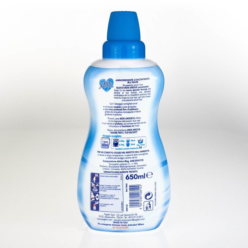 Felce Mon Aamour Ammorbidente Blu Mare - 650 ml