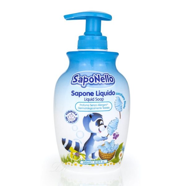 paglieri-saponello-fluessigseife-kids-zucchero-filato-300-ml Paglieri Saponello Flüssigseife Kids Zucchero Filato - 300 ml – Bild 1