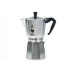 Bialetti Espressokocher Moka Express Herdkanne aus Aluminium - 12 Tassen