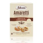 Falcone - Amaretti Morbidi d'Abruzzo Gocce di Cioccolato Soft (Mandelgebäck) Schoko 170g