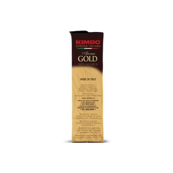 Kimbo - 100% Arabica Gold gemahlen - 250g – Bild 3